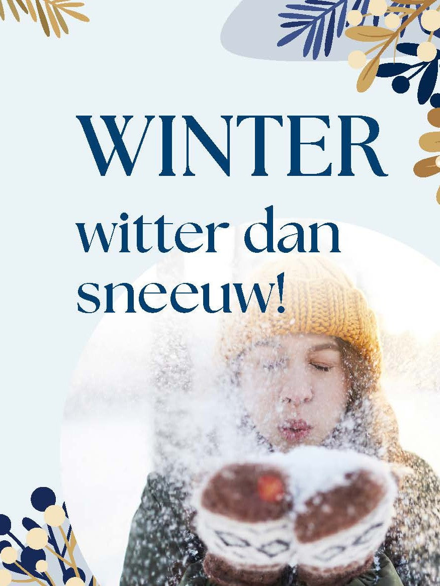Folder Winter witter dan sneeuw! (25x)