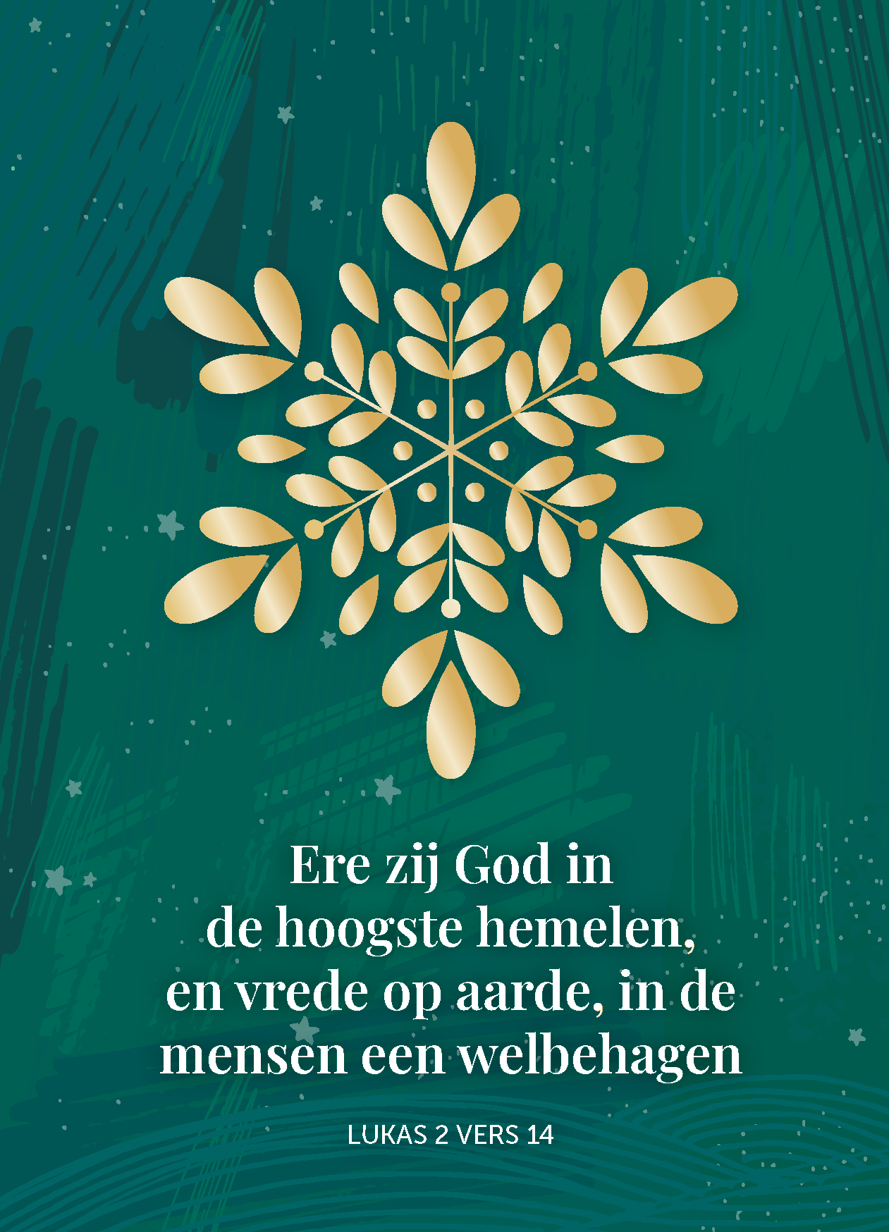 Kerstfolder 'Ere zij God', 2023 Nederlands (25x)