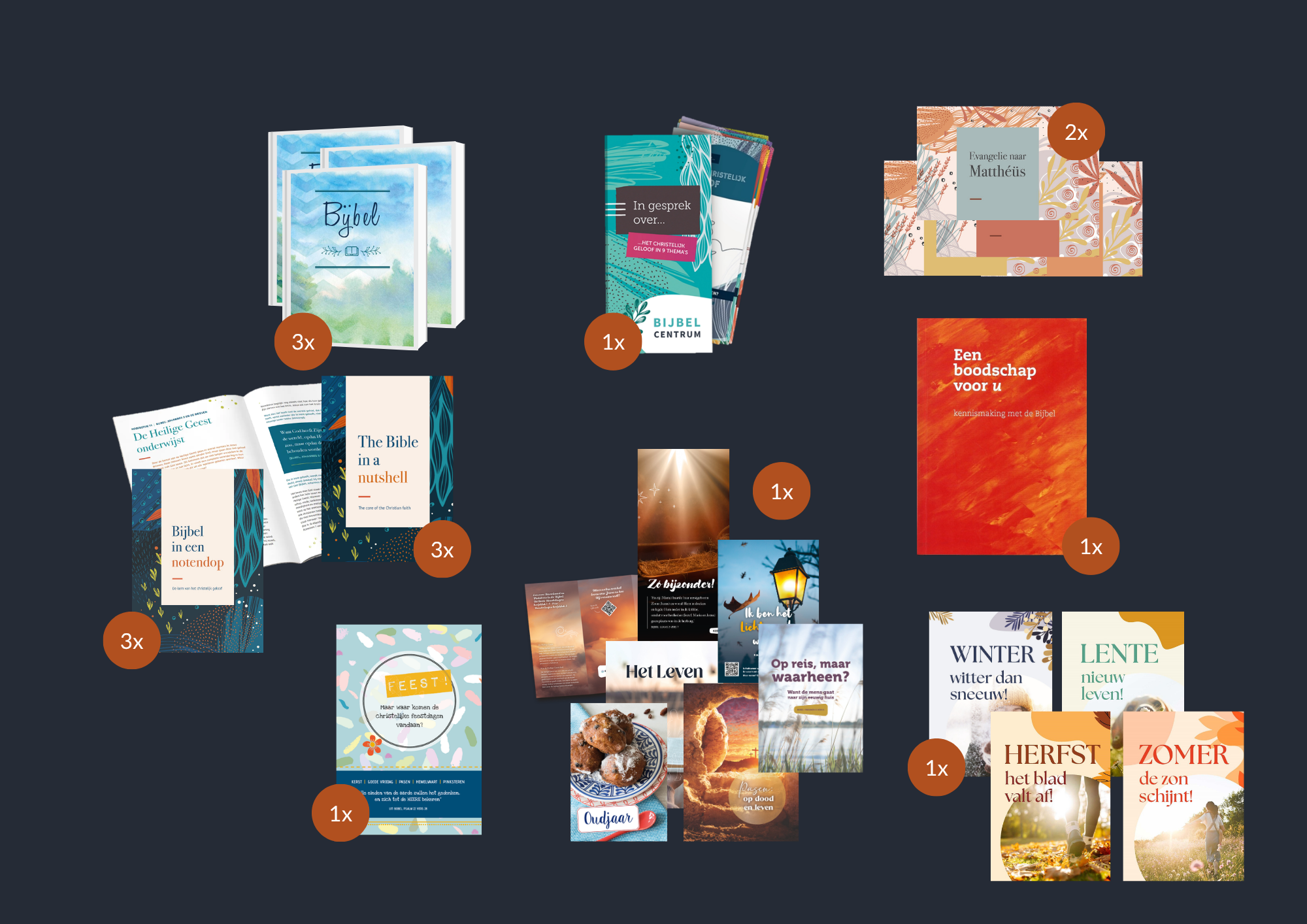 Startset materialen Bijbelhuisje