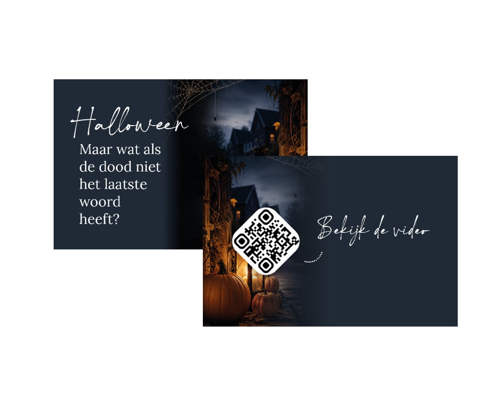 Visitekaartje Halloween (25x)