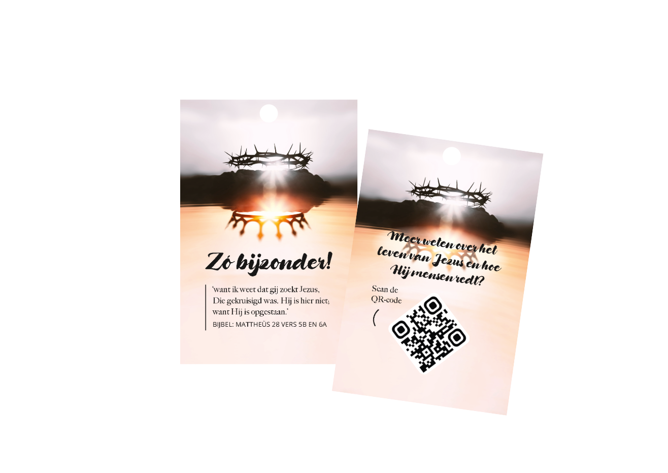 Visitekaartje Goede Vrijdag-Pasen | Zó bijzonder! (25x) - met boorgat