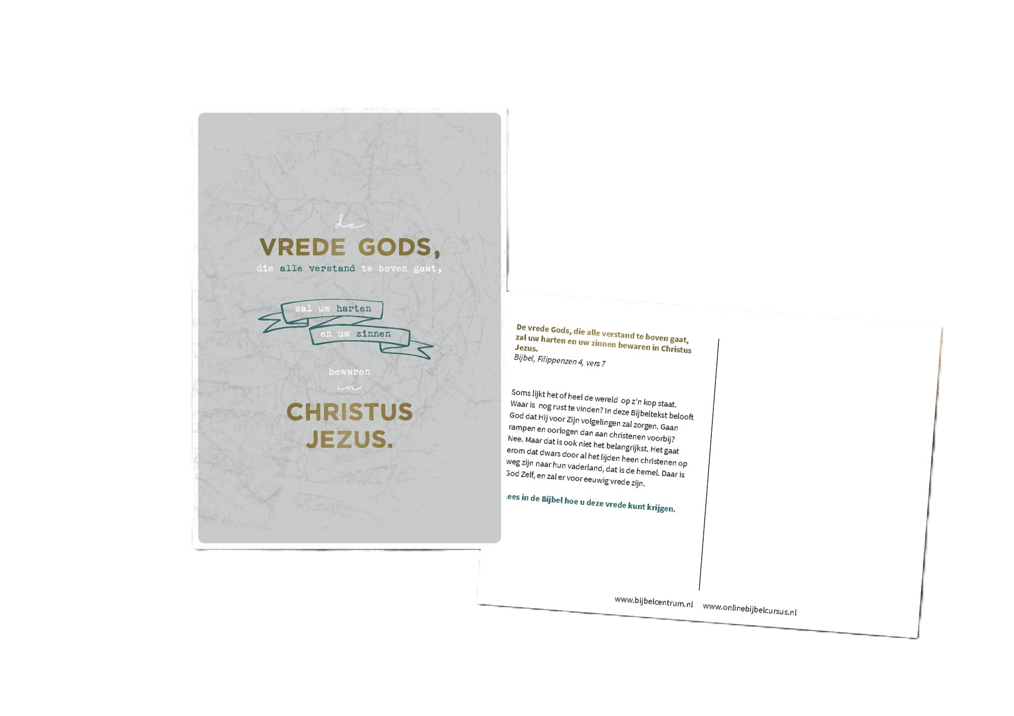 Kaart 'De vrede Gods' (25x)