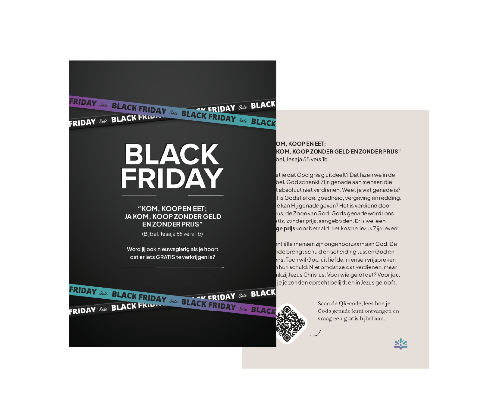 A6 kaart Black Friday (25x)