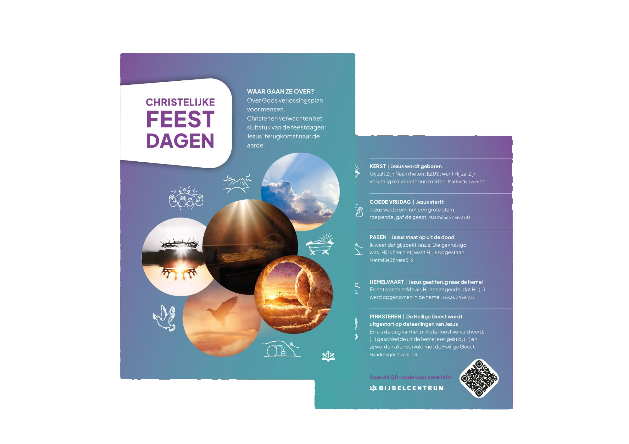 Kaart Christelijke feestdagen (25x)