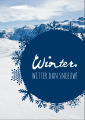 Winter, witter dan sneeuw! (25x)